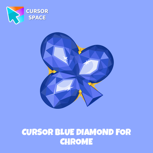 Cursor Blue Diamond For Chrome