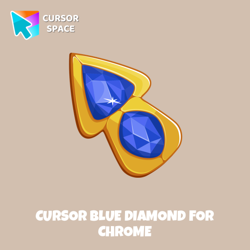 Cursor Blue Diamond For Chrome